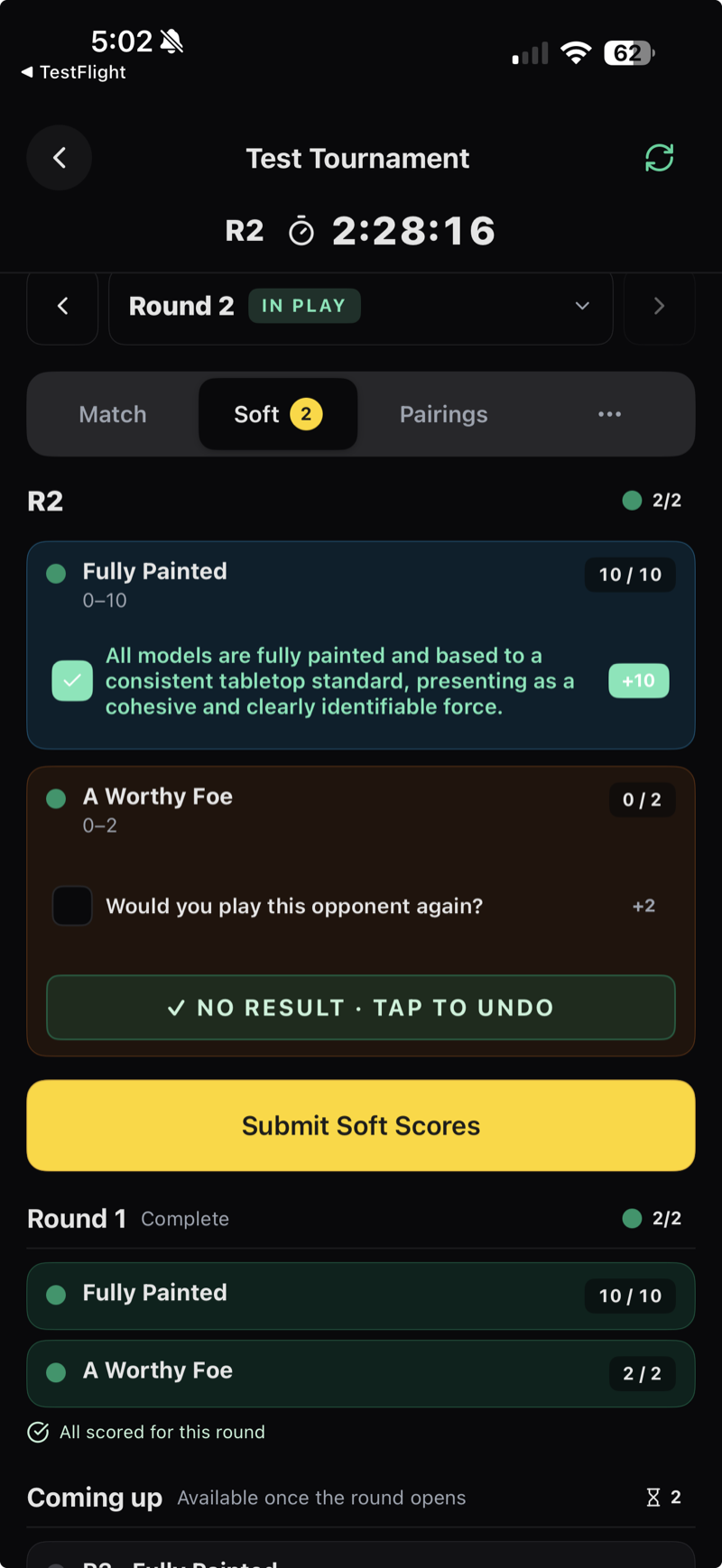 OWR iOS app screenshot